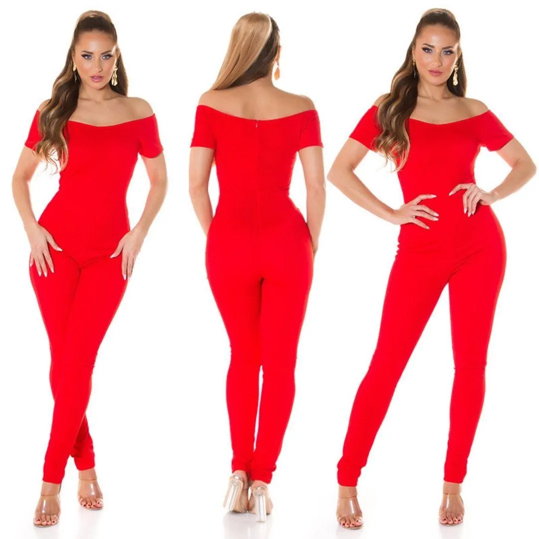 Mono para un look elegante Rojo
