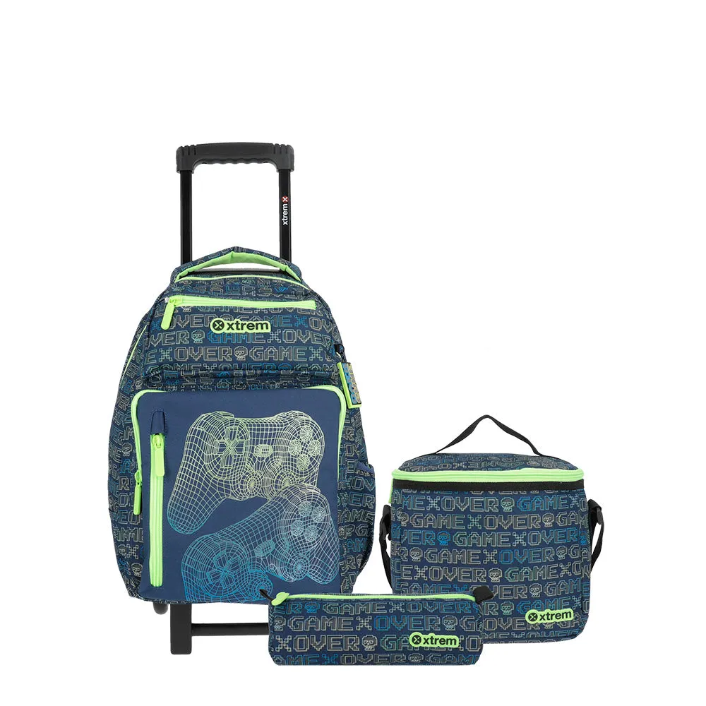 Morral con ruedas para nios New Run Pack azul