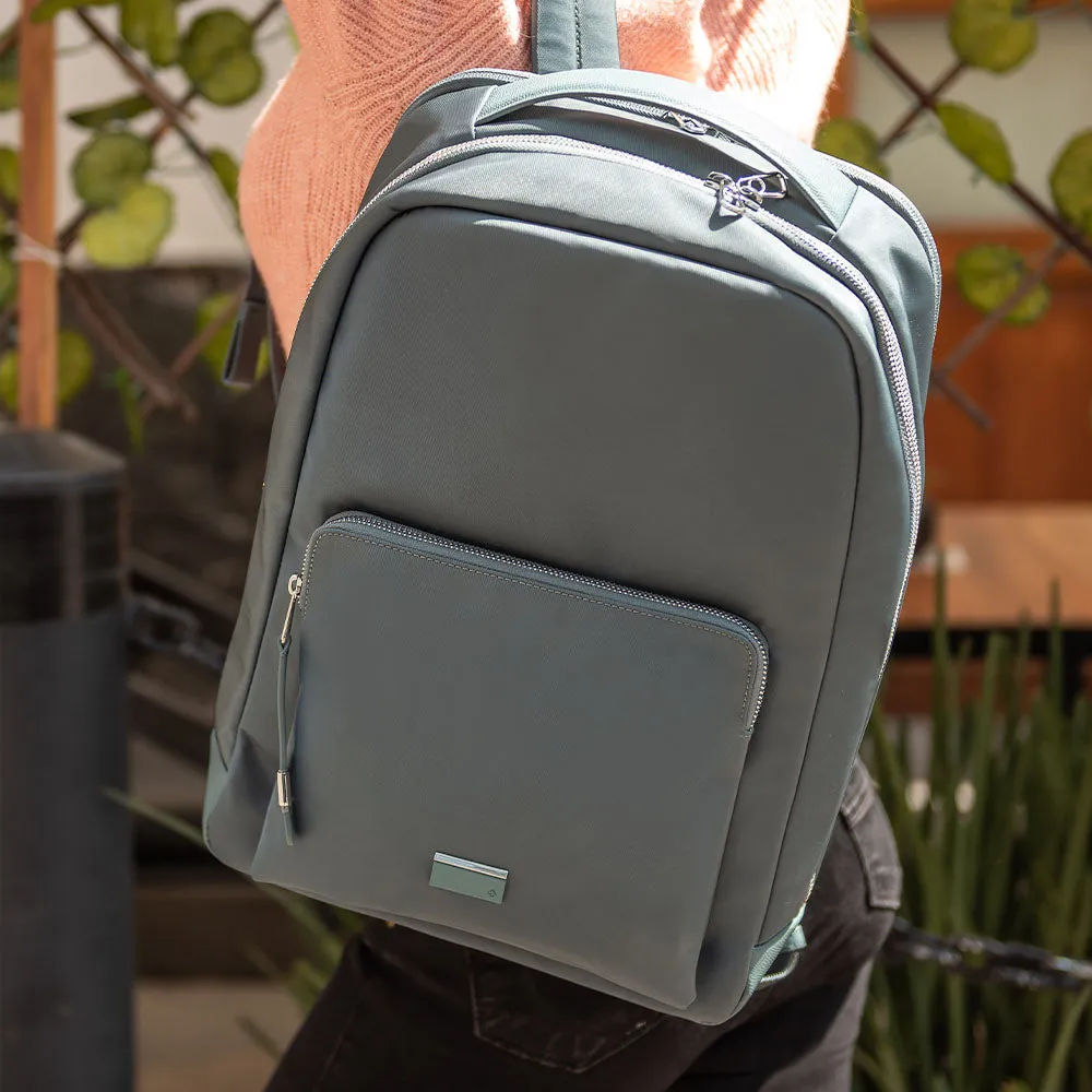MORRAL DE MUJER BEHER PARA LAPTOP 15.6'' VERDE