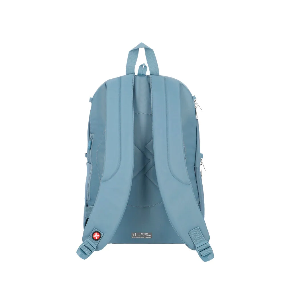 Morral para laptop 15 de mujer Kansas azul
