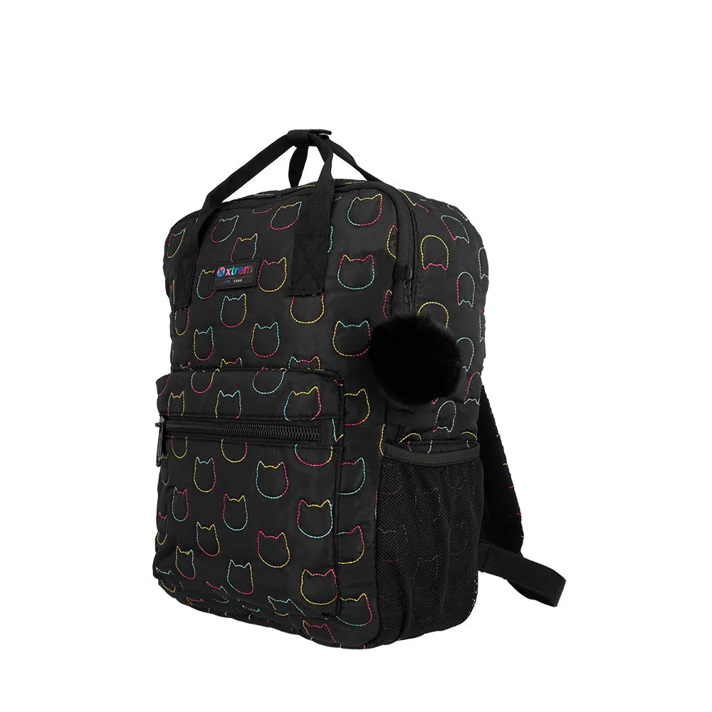 Morral para laptop 15 de mujer Leia Cat negra
