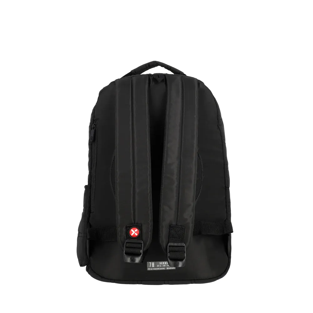 Morral para laptop 15 de mujer Vermont negro/rosado