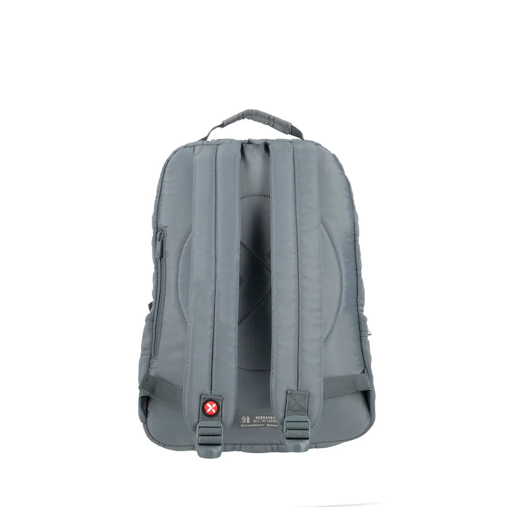 Morral para laptop 16 de mujer Nebraska gris