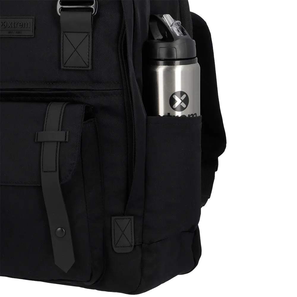 Morral para laptop 16 de mujer Portland negro