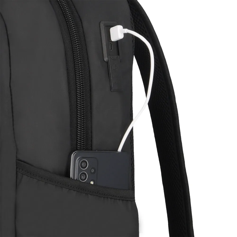 Morral para laptop Acceleration Bravo negro 17''