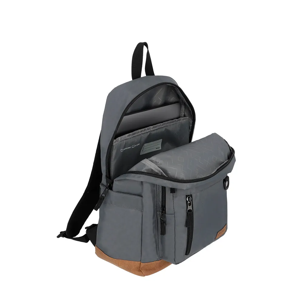 Morral para notebook 16 de hombre New Jersey gris
