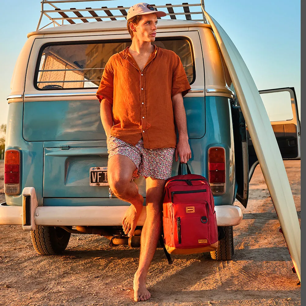 Morral para notebook 16 de hombre New Jersey roja