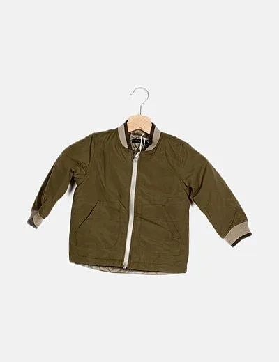 Name it Bomber verde bolsillo