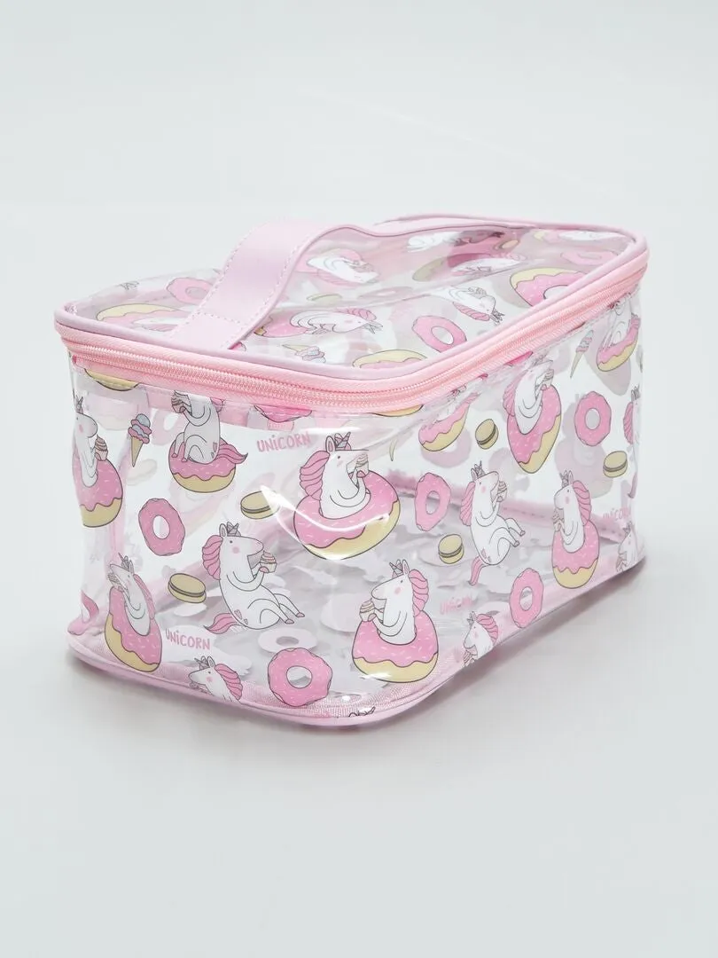 NECESER DE UNICORNIO  ROSA