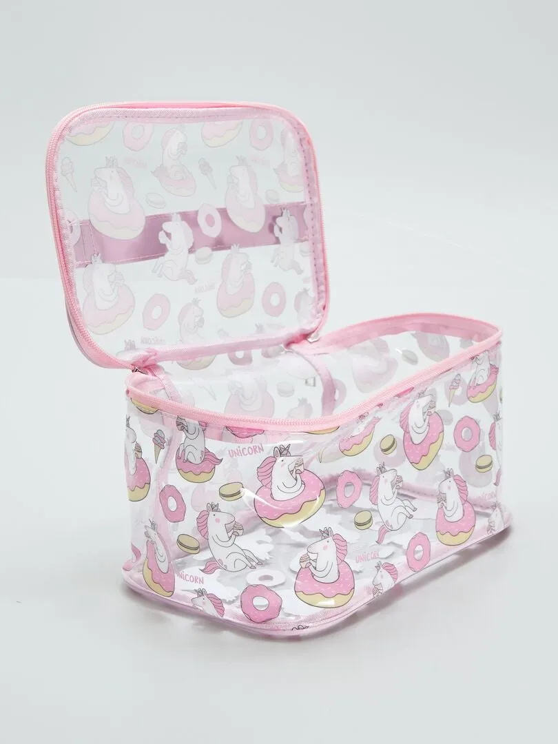 NECESER DE UNICORNIO  ROSA