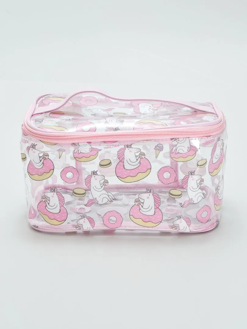 NECESER DE UNICORNIO  ROSA
