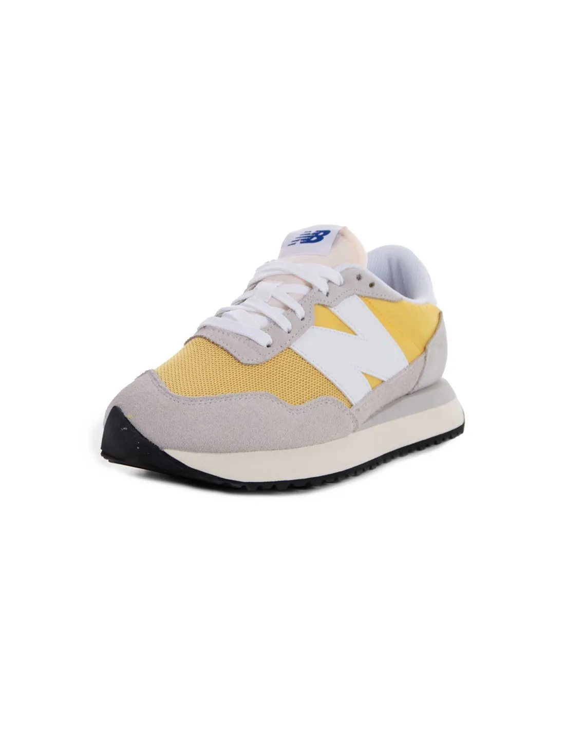 NEW BALANCE  ZAPATILLAS GRIS Y AMARILLO MS 237 VA HOMBRE
