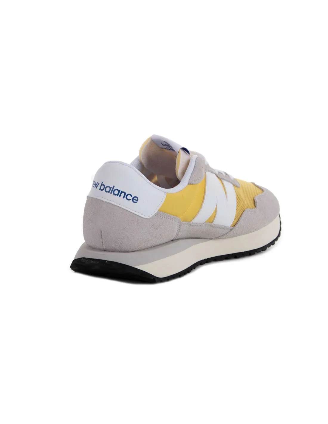 NEW BALANCE  ZAPATILLAS GRIS Y AMARILLO MS 237 VA HOMBRE