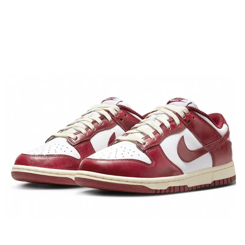 Nike Dunk Low PRM Vintage Team Red