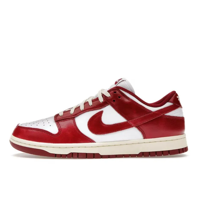 Nike Dunk Low PRM Vintage Team Red