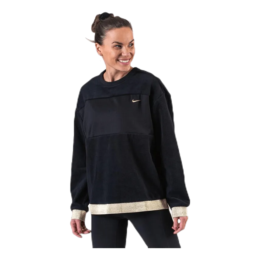 Nike Glam Dunk Therma Fleece Crew Black/Gold