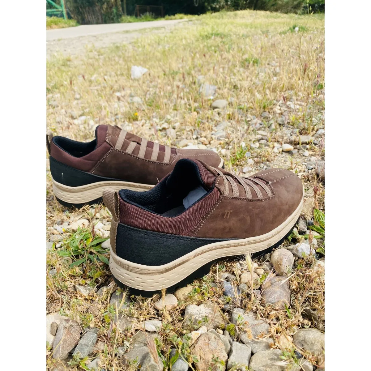 Notton rebajas deportiva piel nobuk elásticos hombre N7004