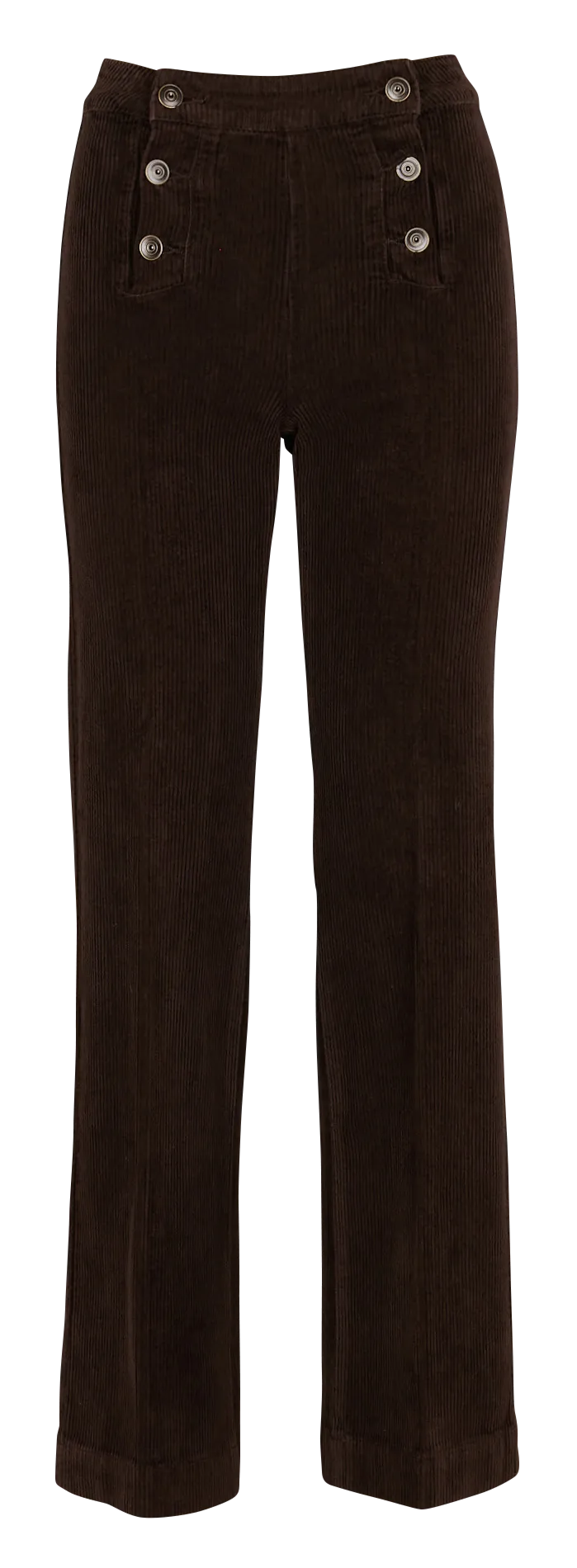 OXAN  PANTALóN CHINO RECTO DE PANA EN MARRON
