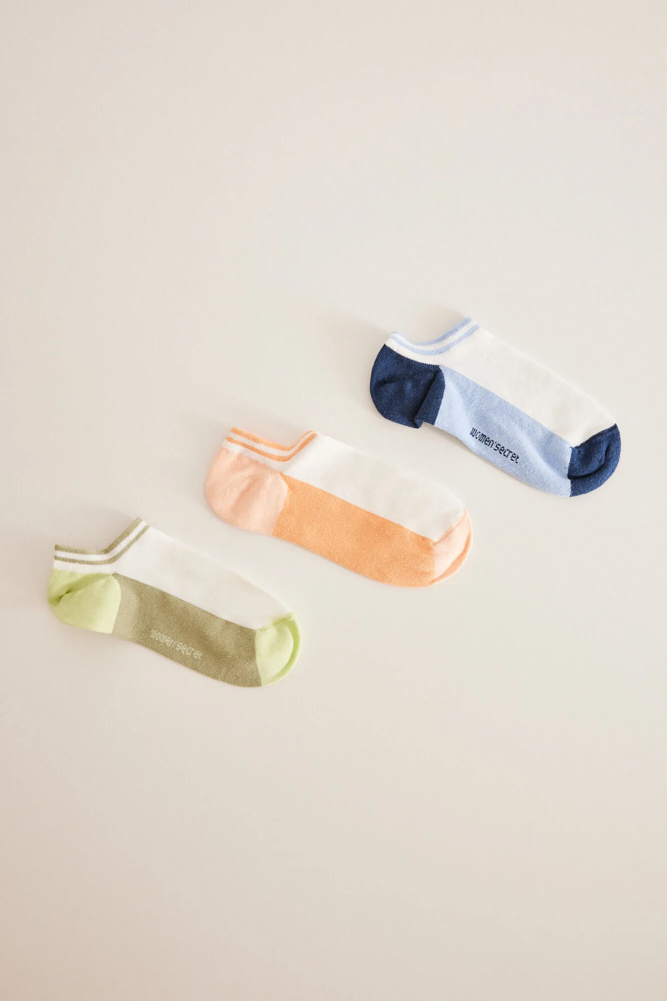 Pack 3 calcetines cortos estampados