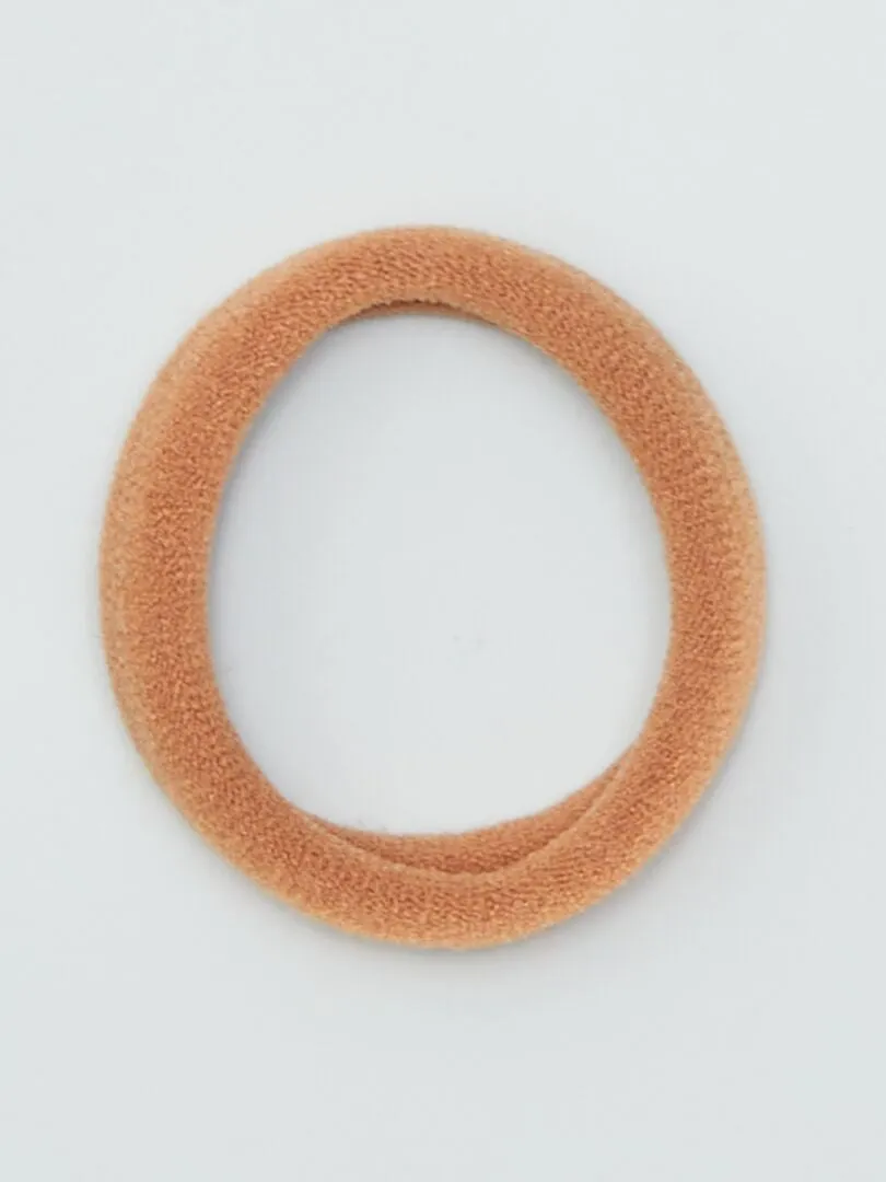 PACK DE 10 GOMAS PARA EL PELO  BEIGE