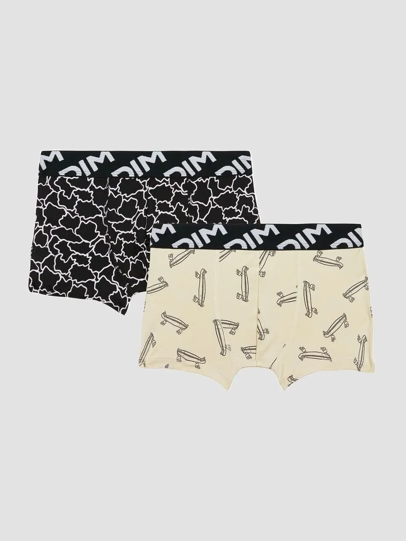PACK DE 2 BOXERS ESTAMPADOS  BEIGE