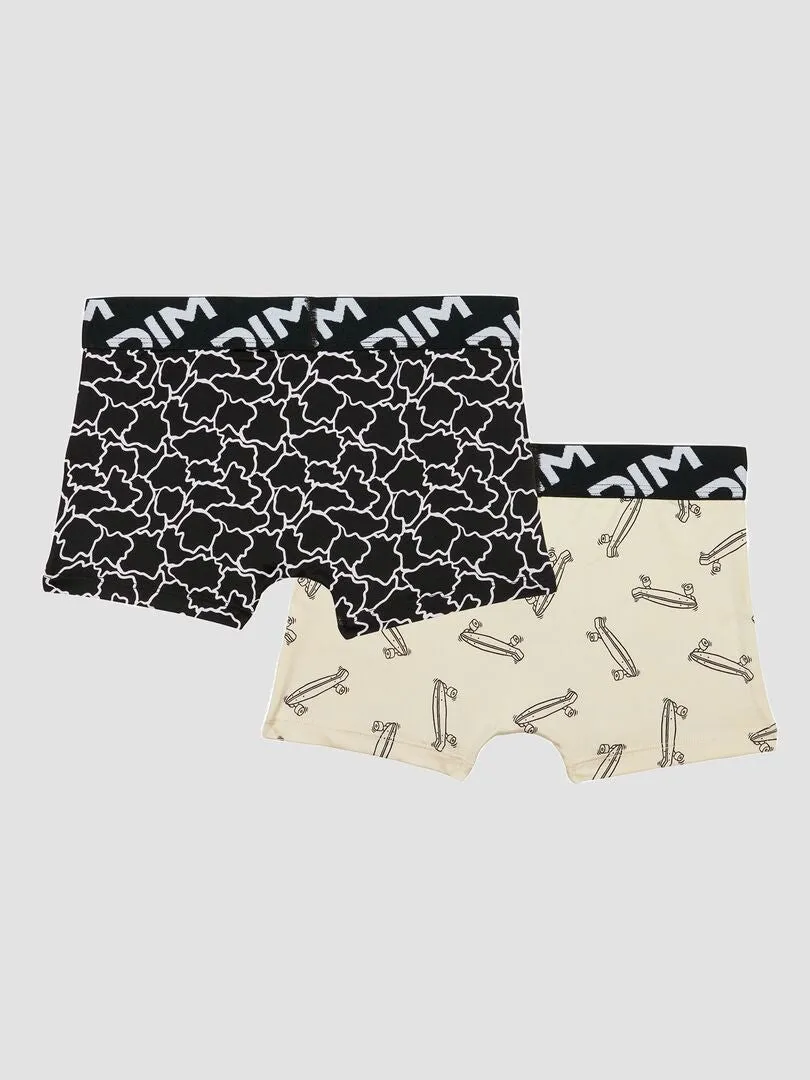 PACK DE 2 BOXERS ESTAMPADOS  BEIGE