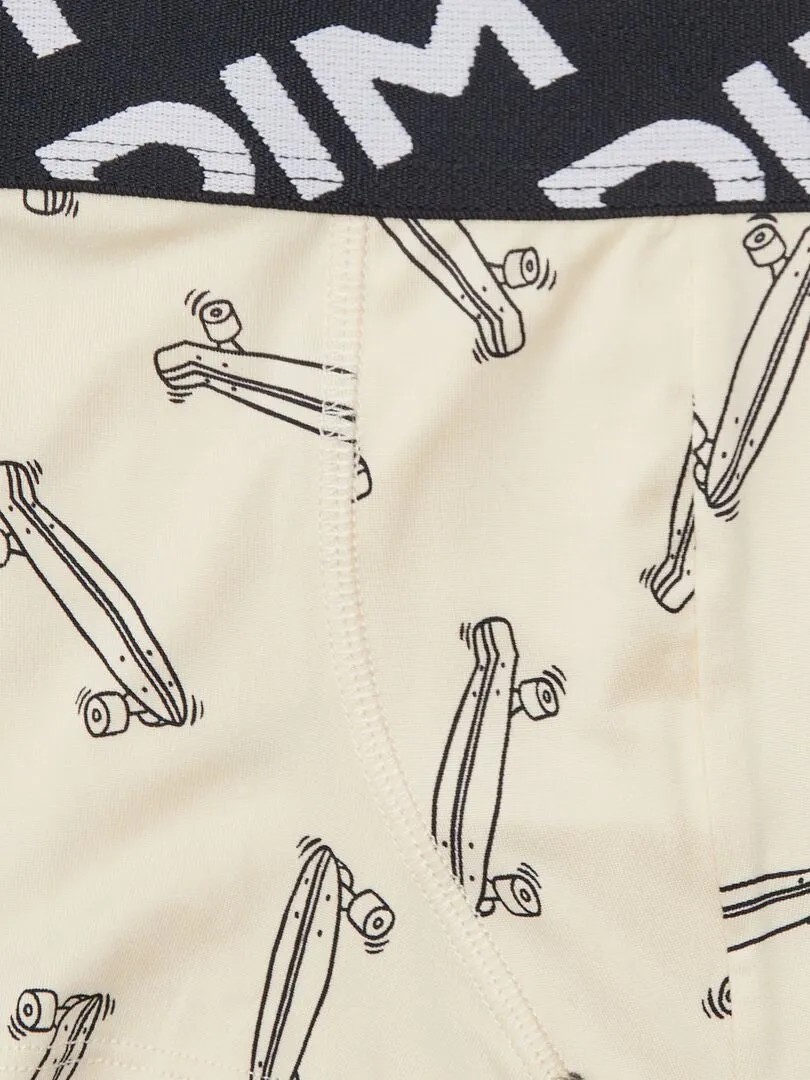PACK DE 2 BOXERS ESTAMPADOS  BEIGE