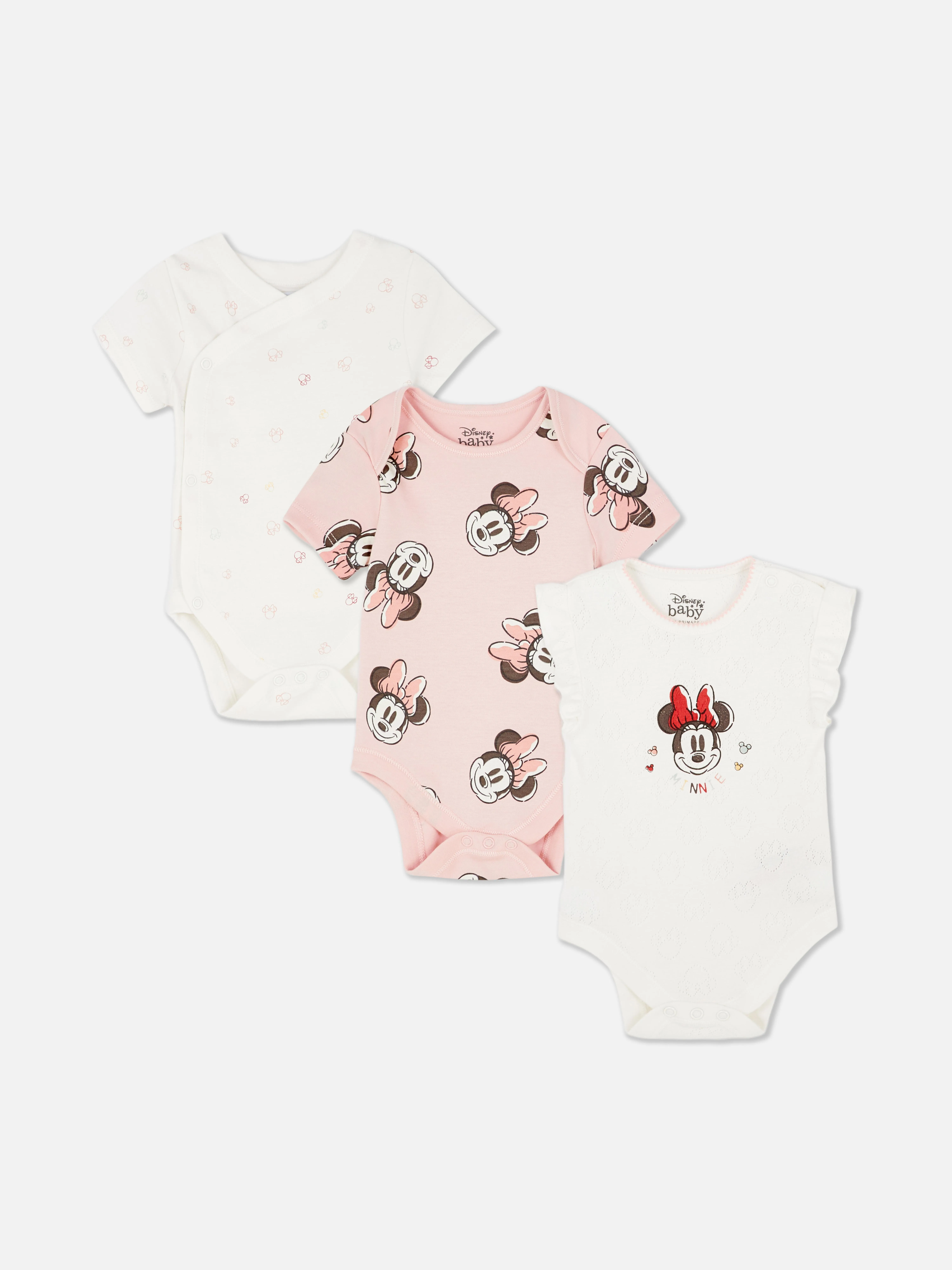 Pack de 3 bodis de Minnie Mouse de Disney