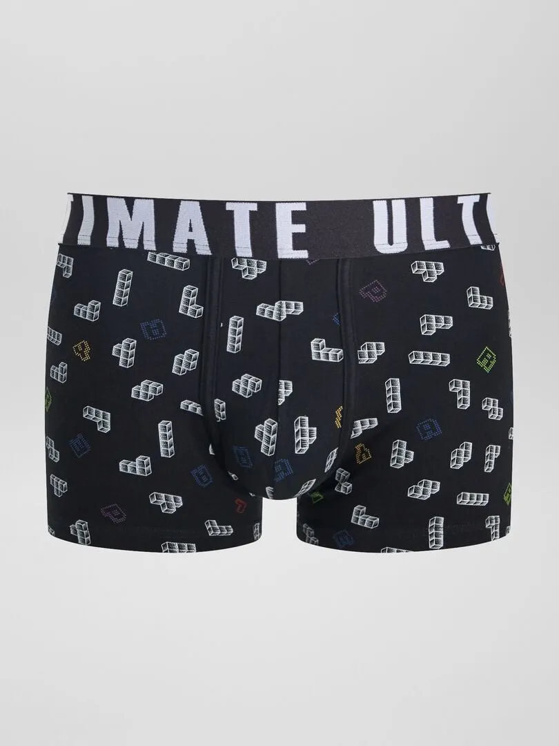 PACK DE 3 BOXERS DE FANTASíA  NEGRO