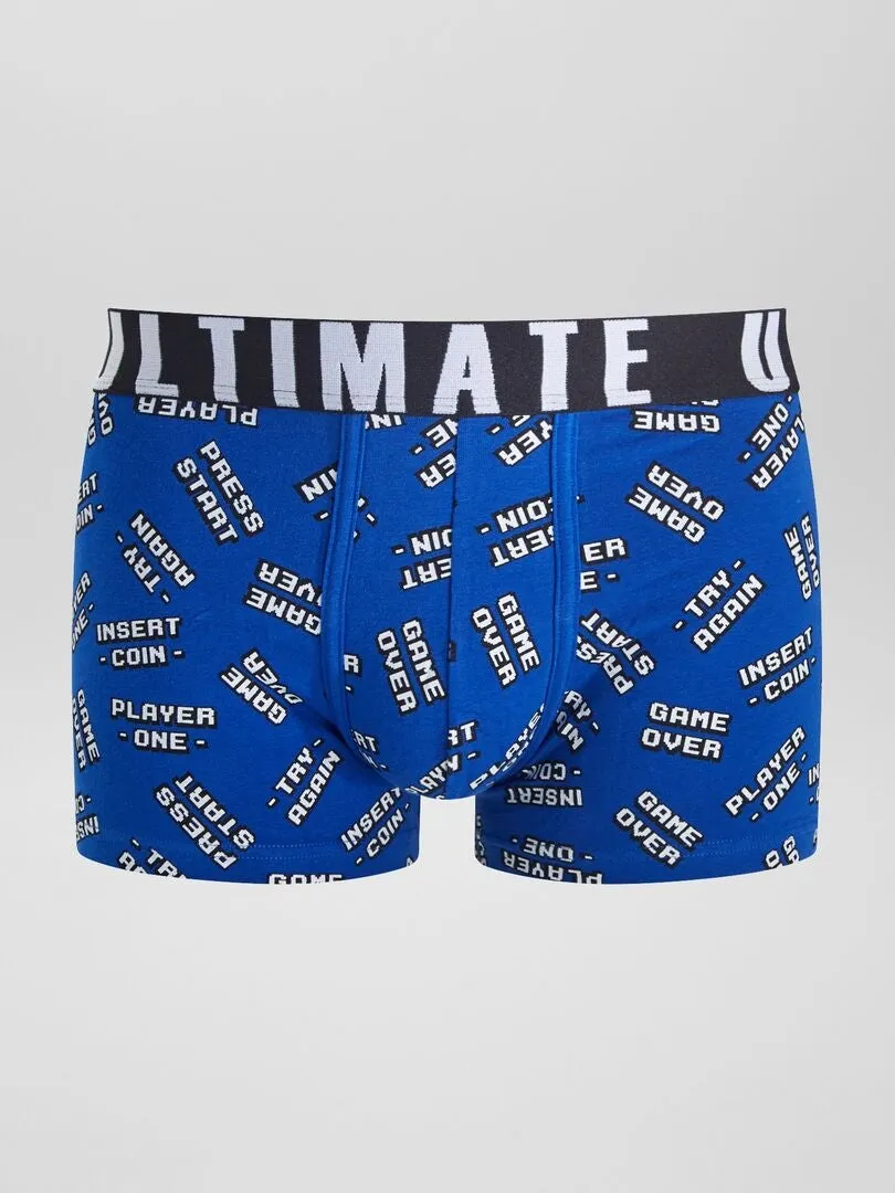 PACK DE 3 BOXERS DE FANTASíA  NEGRO