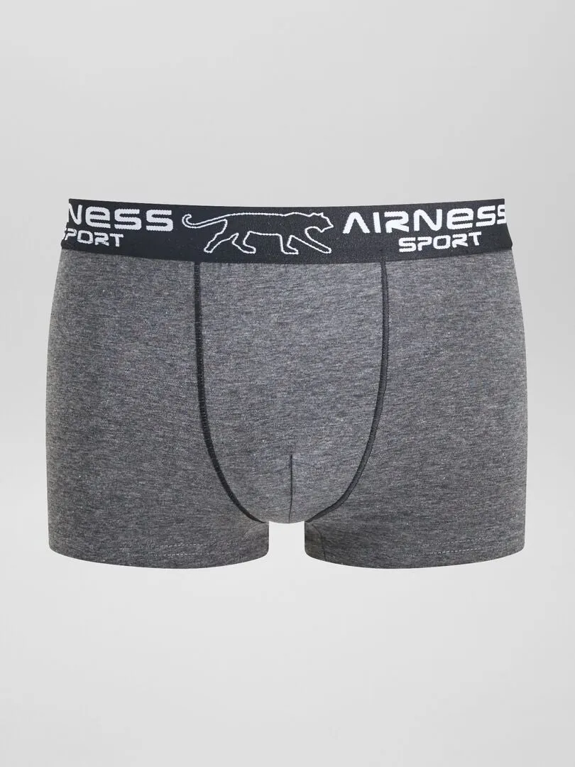 PACK DE 3 BOXERS 'AIRNESS'  GRIS