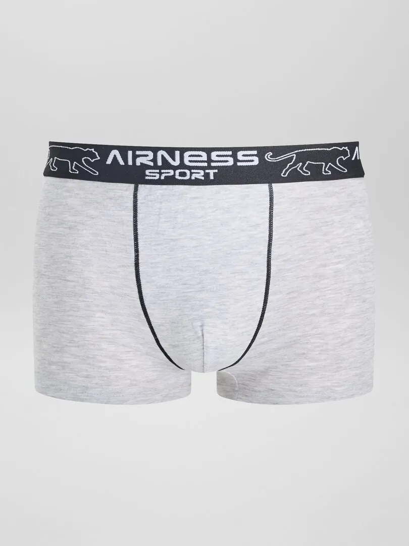 PACK DE 3 BOXERS 'AIRNESS'  GRIS