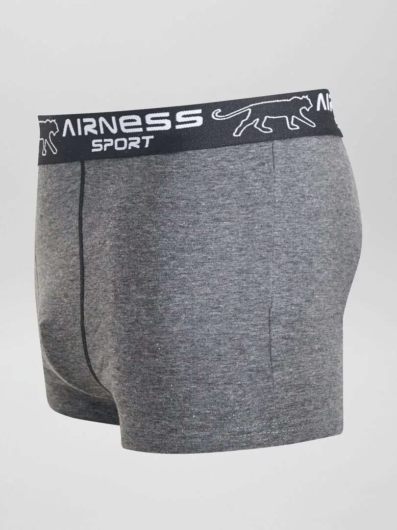 PACK DE 3 BOXERS 'AIRNESS'  GRIS