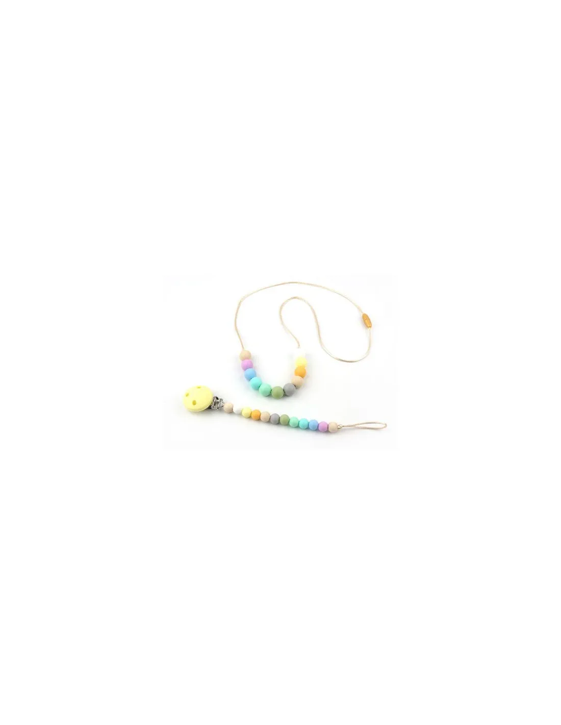 Pack Lactancia Basic Soft Multicolor (collar + cadenita silicona) Mi Pipo