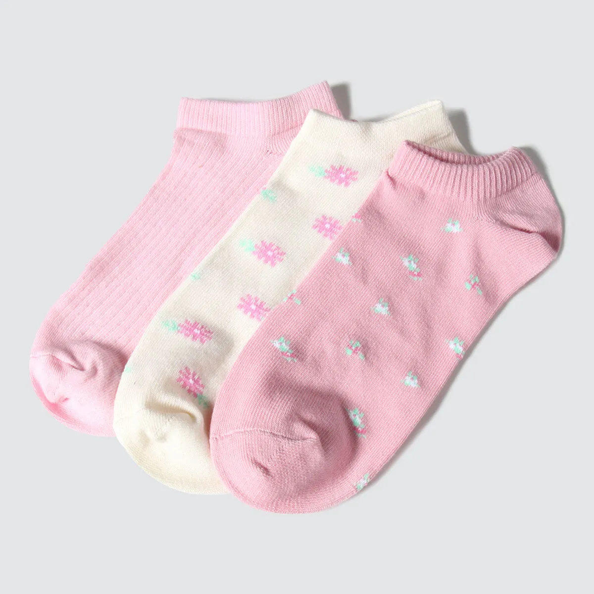 Pack X 3 Medias Con Estampados Para Mujer