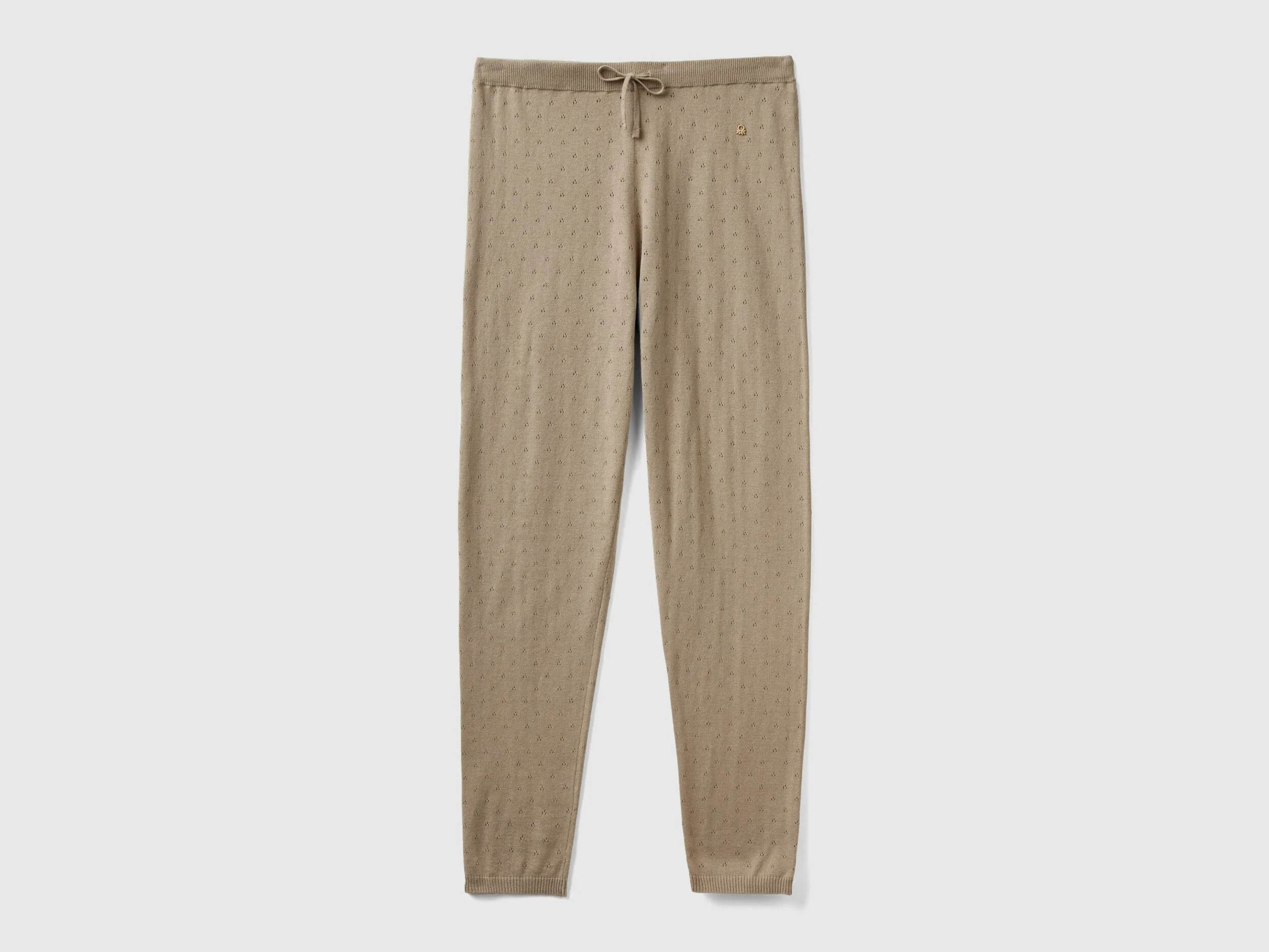 Pantalón de punto con cordón de ajuste