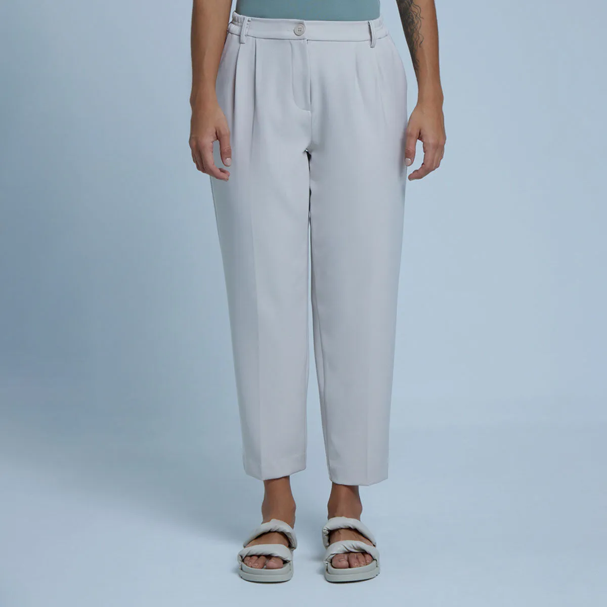 Pantalón Fluido con Prenses
