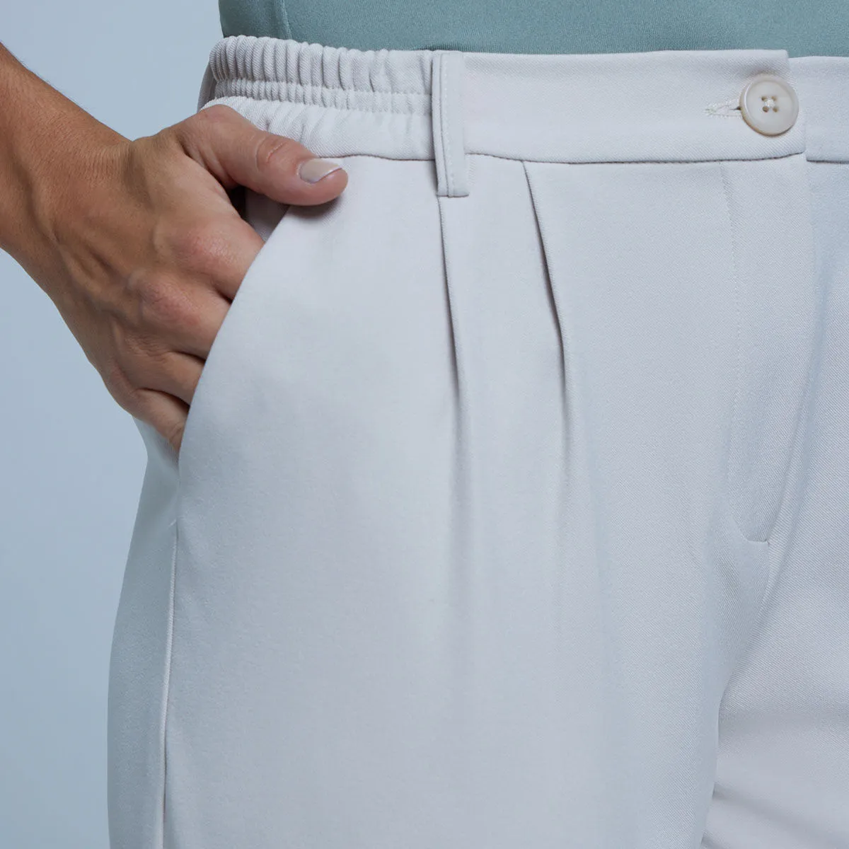 Pantalón Fluido con Prenses