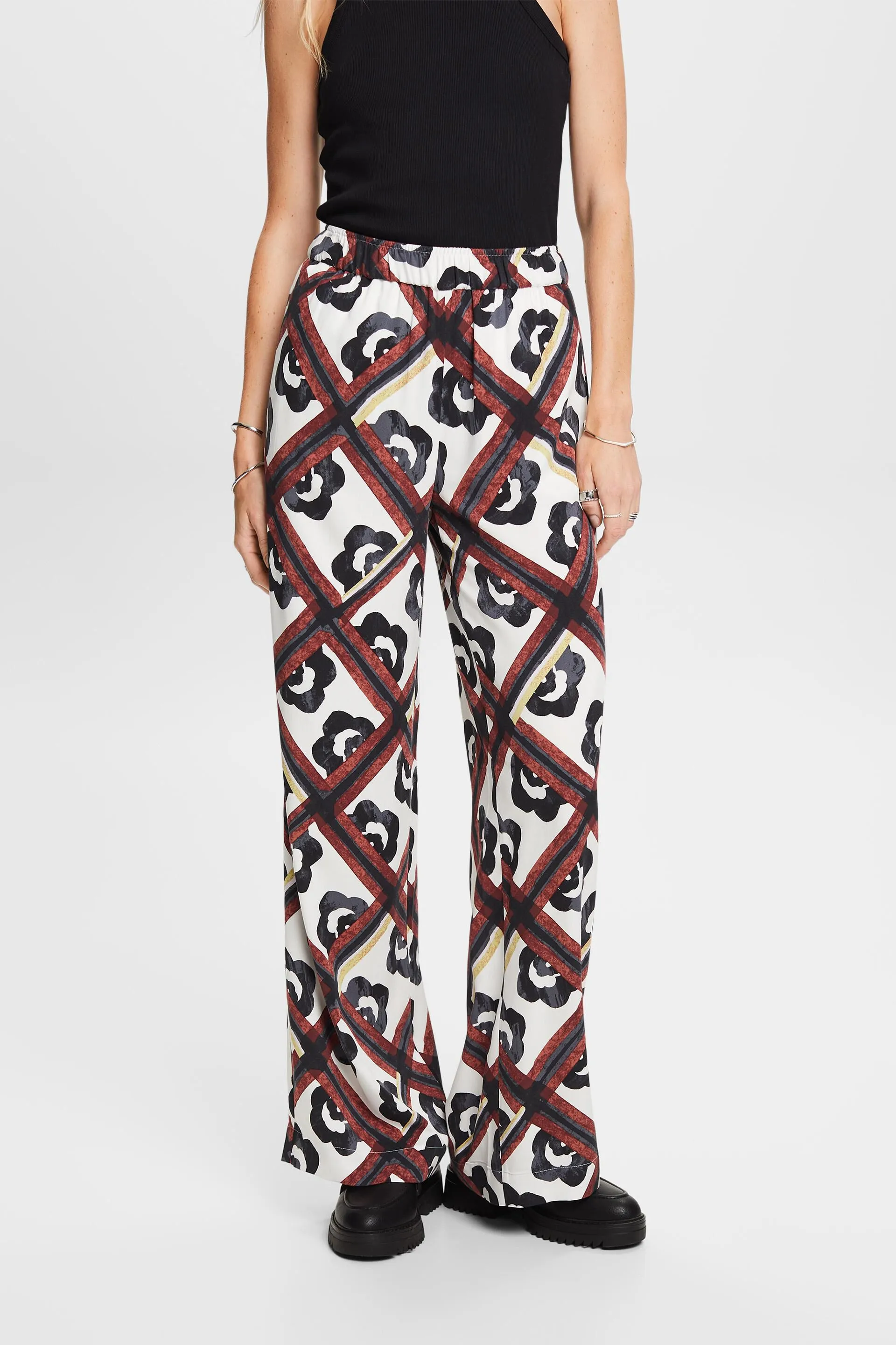 Pantalones estampados, LENZING™ ECOVERO™