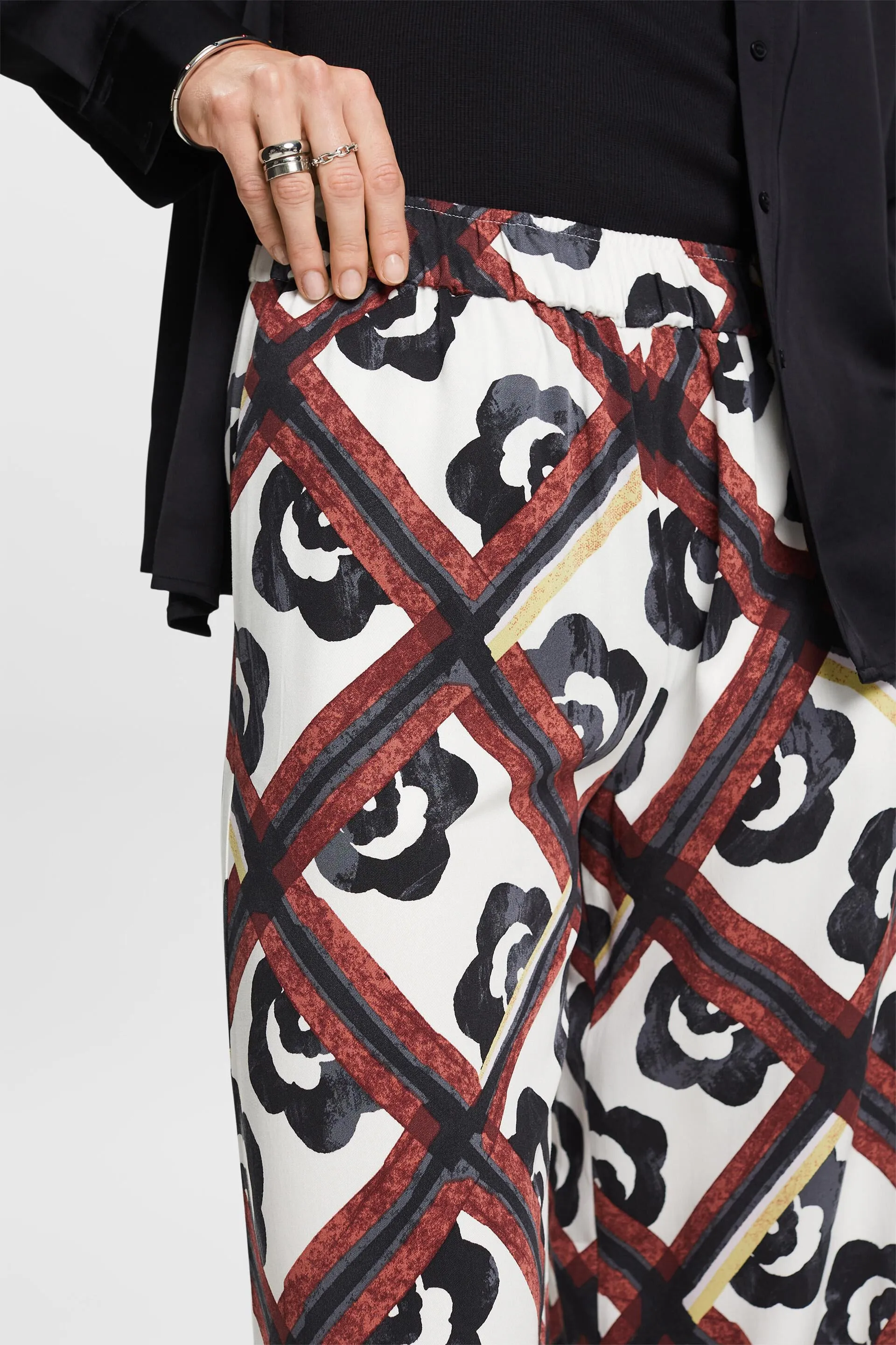 Pantalones estampados, LENZING™ ECOVERO™
