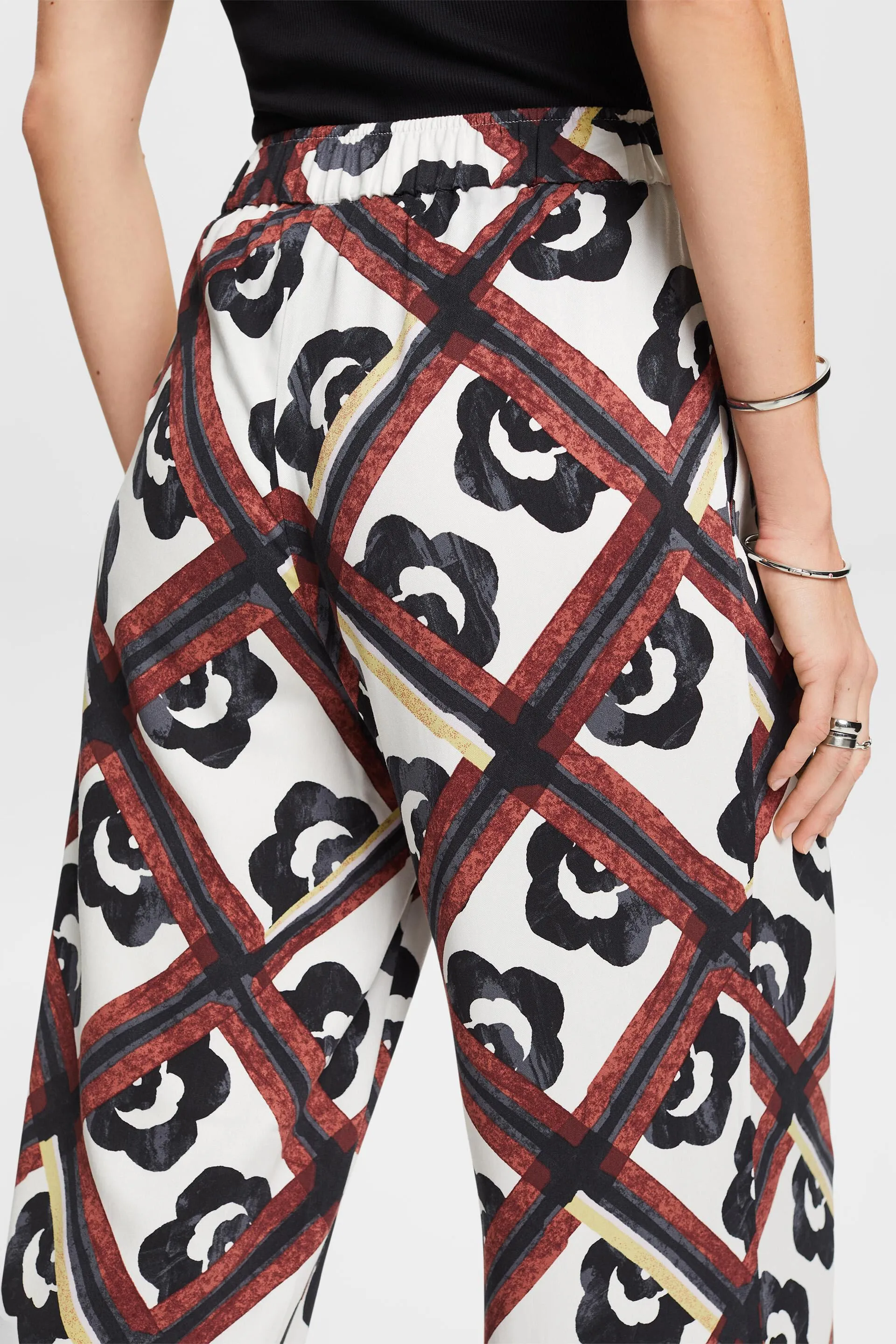 Pantalones estampados, LENZING™ ECOVERO™