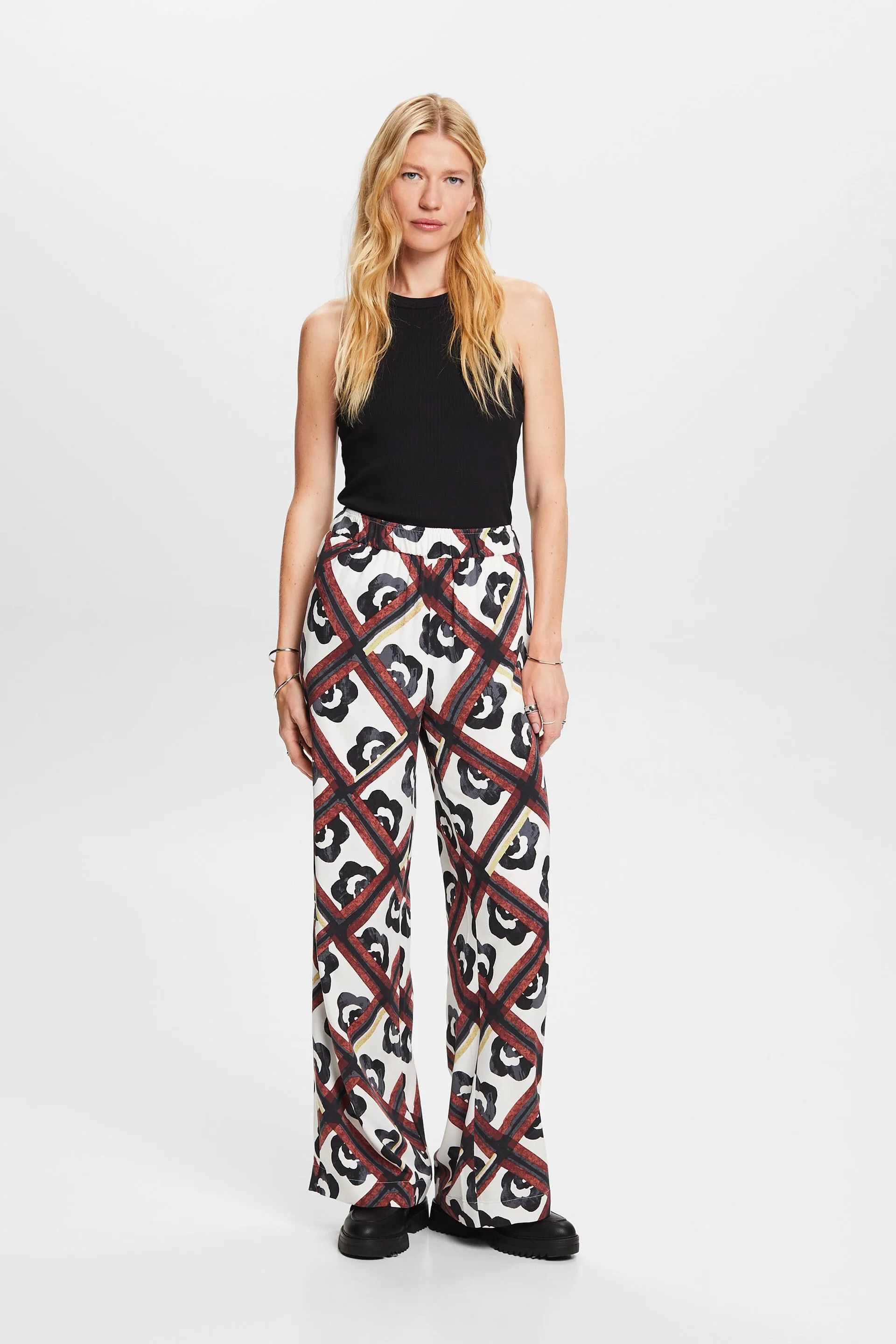 Pantalones estampados, LENZING™ ECOVERO™