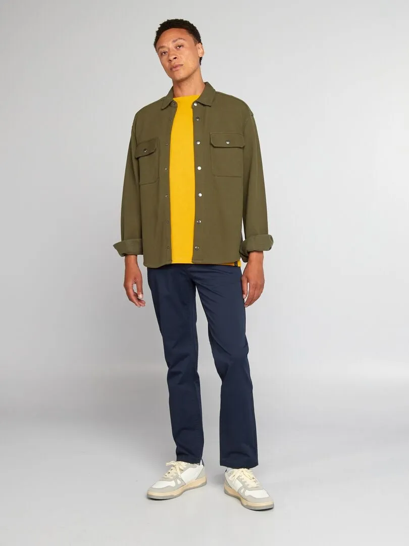 PANTALóN CHINO RECTO   L32  AZUL