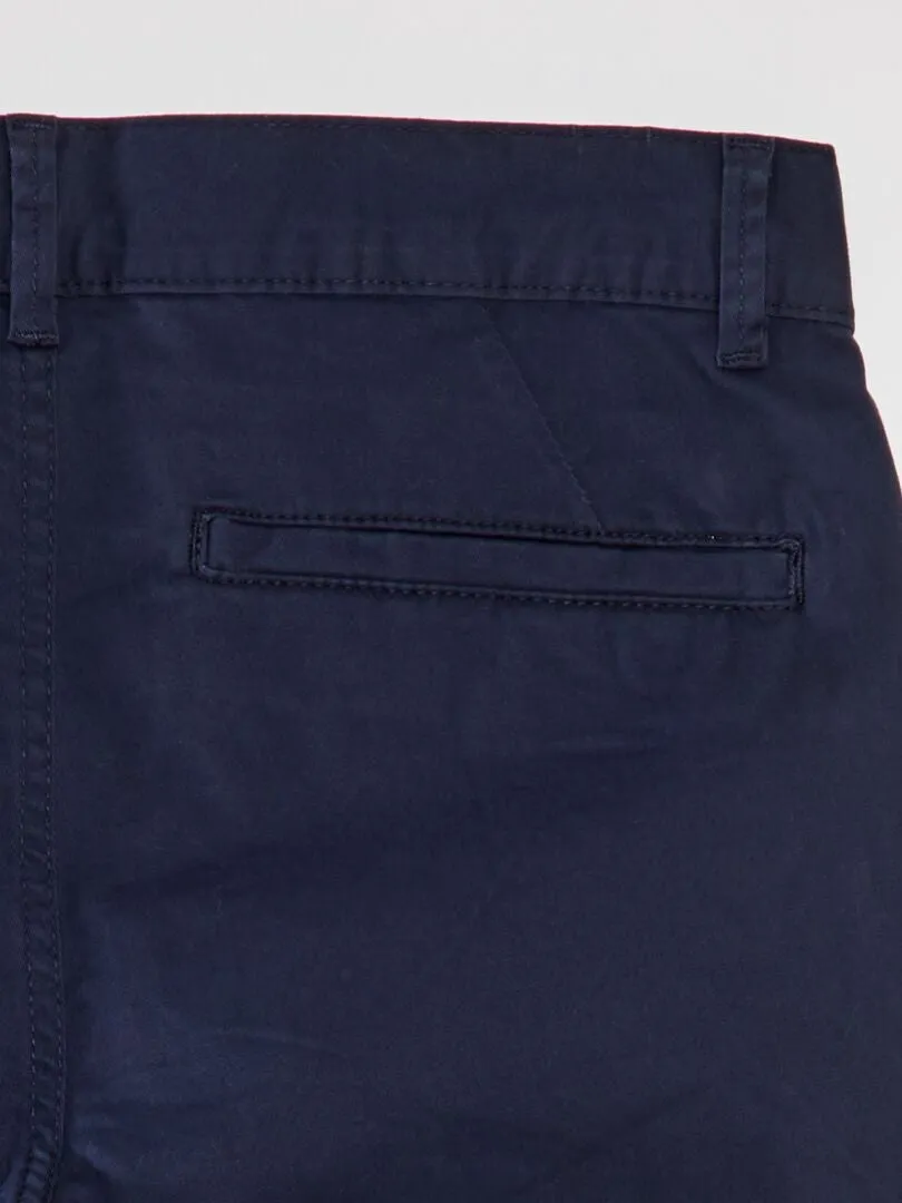 PANTALóN CHINO SKINNY L34  AZUL