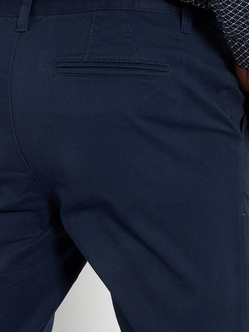 PANTALóN CHINO SKINNY L34  AZUL