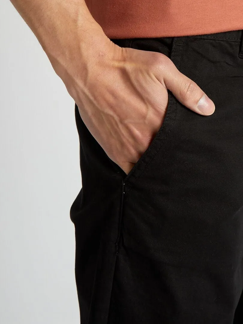 PANTALóN CHINO SLIM L30  NEGRO