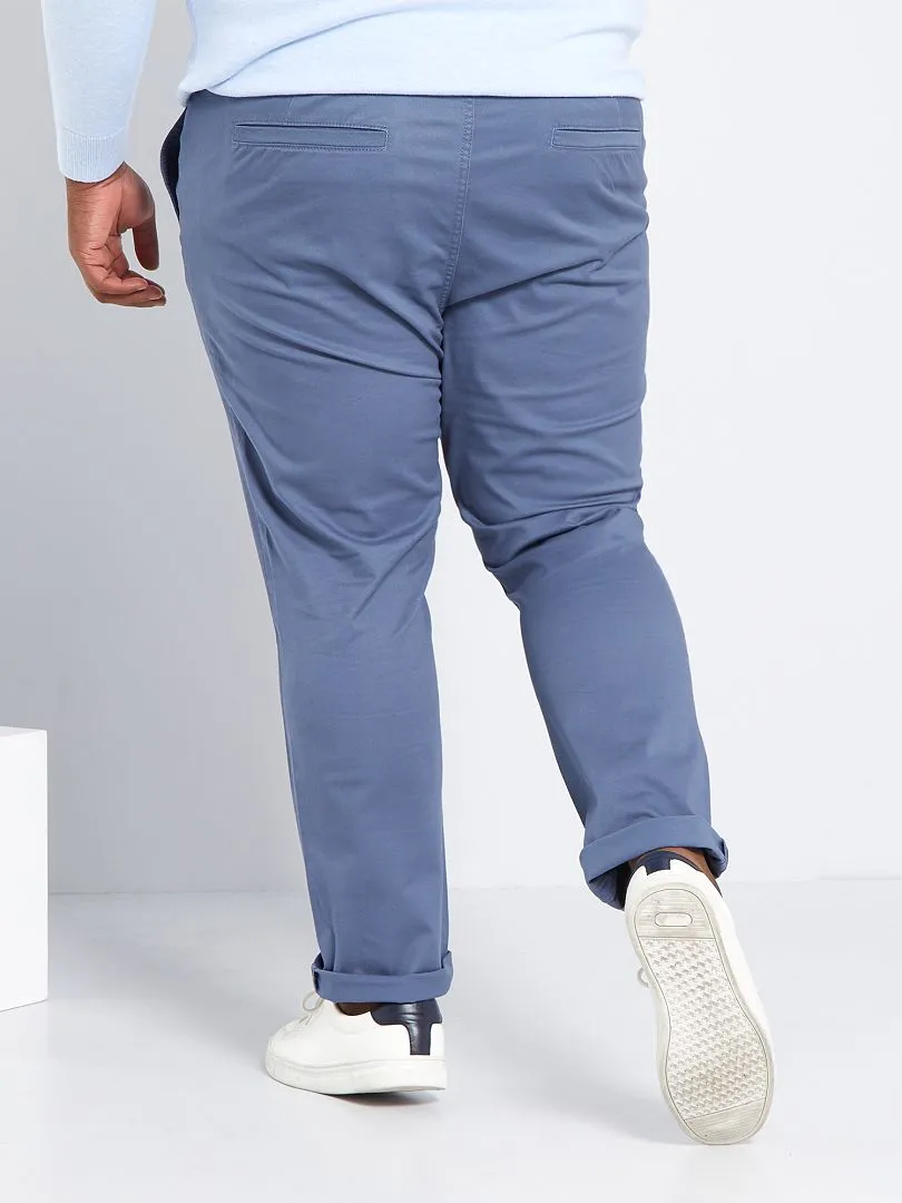 PANTALóN CHINO SLIM L34  AZUL