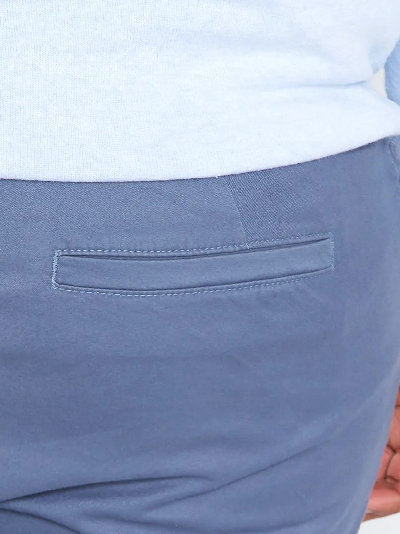 PANTALóN CHINO SLIM L34  AZUL