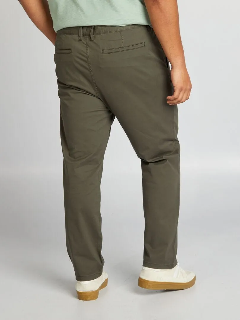 PANTALóN CHINO SLIM L34  KAKI