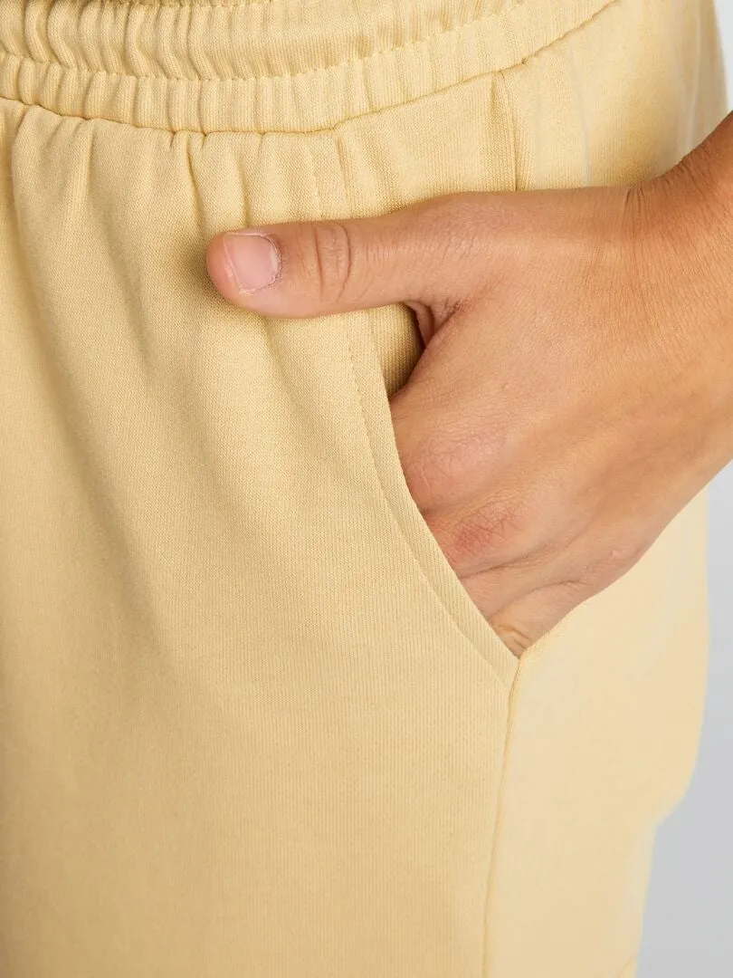 PANTALóN DE JOGGING MULTIBOLSILLOS  BEIGE